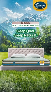 Q-Gel Natura brings you the perfect night's sleep with 7-zoned certified Pincore latex, offering tailored support for every curve. Made from 100% natural latex, it’s breathable, and built to help you. https://www.centuaryindia.com/mattress/centuary-q-gel-natura-mattress/#CentuaryMattress #QGelNatura #NaturalLatex #SleepQoolSleepNatural #PincoreSupport #PerfectSleep #TailoredComfort #BreathableLatex #SleepRevolution #HealthySleep #LatexMattress #7ZoneSupport #RestfulNights #SustainableComfort #Ce