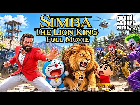 GTA 5: Rampage & Shinchan🤣 Simba The Lion King 🦁Full Fun #bommalu #rampageboy #gta5telugu #shinchan