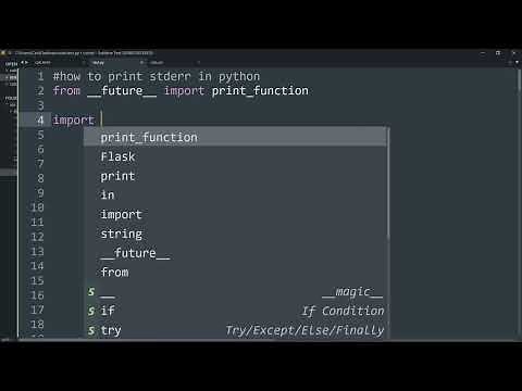 How to print to stderr in Python?