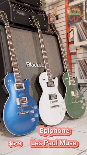 15 reactions | Epiphone Les Paul Muse  Featuring a Lightweight...