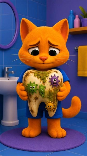 Brushing Teeth with Leo 🪥😁 | Healthy Habits for Kids | Funny Songs by Cats Family 3D