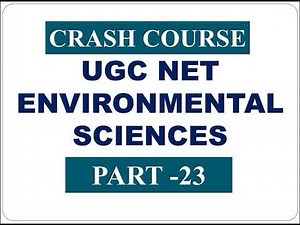UGC NET ENVIRONMENTAL SCIENCE | CRASH COURSE |PREVIOUS YEARS SOLVED QUESTIONS PAPERS