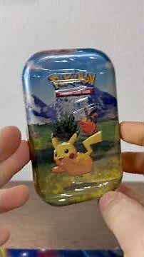 I got this cute little tin! #pokemon #unboxing #unpacking #packopening #tcg #tin