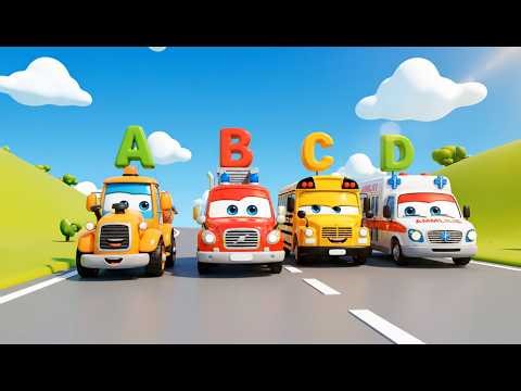 The A-Z Vehicle Song for Kids | ABC Vehicle Alphabet Song #ABC #Vehicles #KidsSongs #toddlersongs