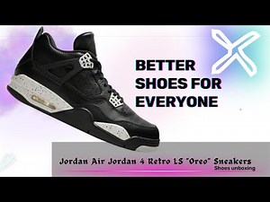 Air Jordan 4 Retro LS Oreo Unboxing & Review | Timeless Classic 🍪