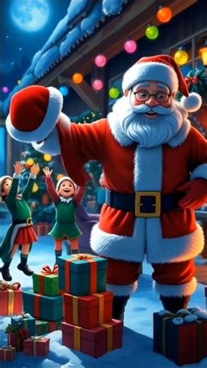 Santa Claus और बच्चों के लिए जादुई तोहफे 🎁#santaclaus#trending #shorts #twinklelights #jindagi