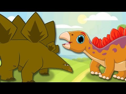 Stegosaurus Dinosaur | Cute Dinosaur Stories | Cartoon For Kids