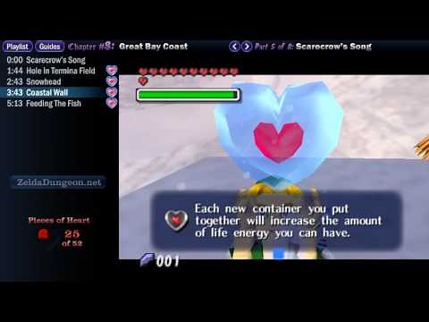Legend of Zelda Majora's Mask Walkthrough 08 (5/8) "Great Bay Coast: Scarecrow's Song"