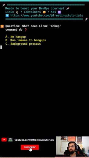 🐧Linux nohup command purpose