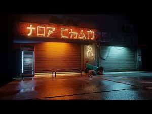 creating a cyberpunk street in blender