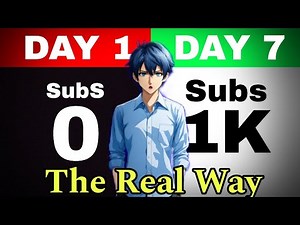 1k Subscribers in 7 days FAST & 100% Real | No Drop,no app,no website ||