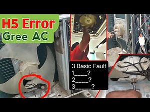 H5 Error Gree AC | Gree Dc inverter AC Error H5 solve | H5 Error fix gree ac