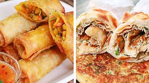 158K views · 134 shares | 2 Must Try Roll Recipe | Vegetable Spring Rolls| Egg Paratha Roll | Snacks Recipe | Toasted | Facebook
