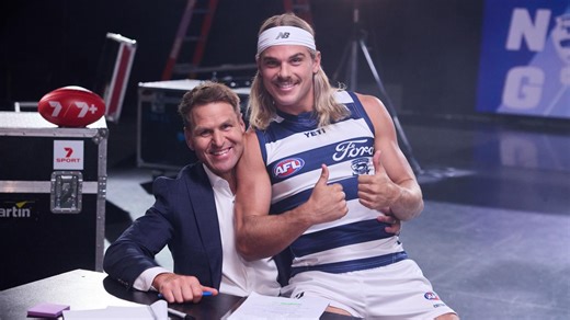 Bailey Smith pulls cheeky stunt in ‘risky’ Ch7 footy promo
