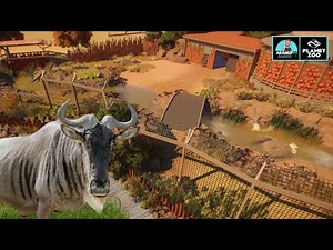 Planet Zoo: Blue Wildebeest River | A Beautiful Habitat Build |