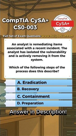 CompTIA CySA+ (CS0-003) Exam-Style Practice Question 2026