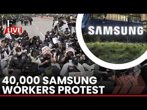 South Korea Protest LIVE: Samsung Faces Worker Protest Over Bonus, Union Warns of $20B Strike Impact