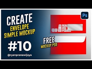 CREATE ENVELOPE MOCKUP + FREE PSD | ADOBE PHOTOSHOP
