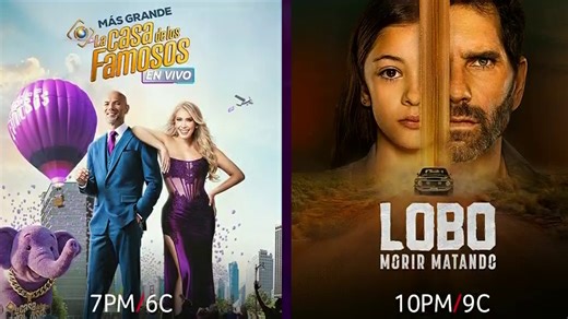 Telemundo estrena doble programación con La Casa de los Famosos 6 y Lobo: Morir Matando