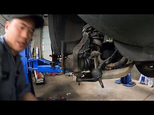 How to replace Lower Ball Joint and Strut Assembly (Front Passenger)on 2007 Jeep Liberty 3.7 part 1