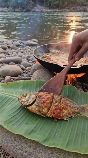 Fresh River Fish 🔥 Fried & Stewed on the Spot!