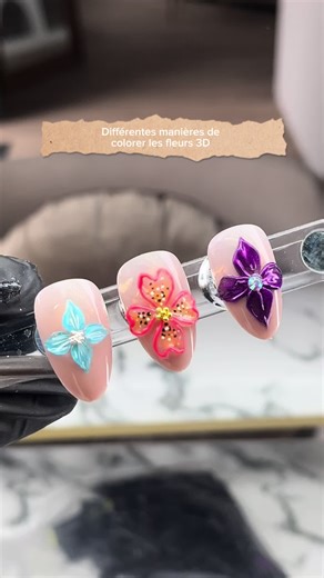 Techniques créatives pour colorer des fleurs 3D