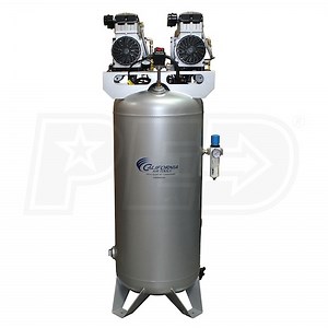 California Air Tools CAT-60040CAD SP Ultra Quiet & Oil-Free 4-HP 60-Gallon Air Compressor w/ Auto Drain 220V 1-Phase