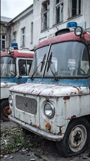 Zapomniany szpital psychiatryczny okiem ai #szpital #psychiatryczny #retro #zapomniany