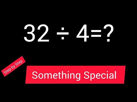 32 Divided by 4 || 32 ÷ 4||How do you divide 32 by 4 step by step?||Long Division