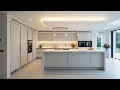 "Kitchen Designs for a Luxurious Look| Elegant and minimal"