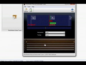 "PitchPerfect" The Best and Easy Guitar Tuner for Windows PC.