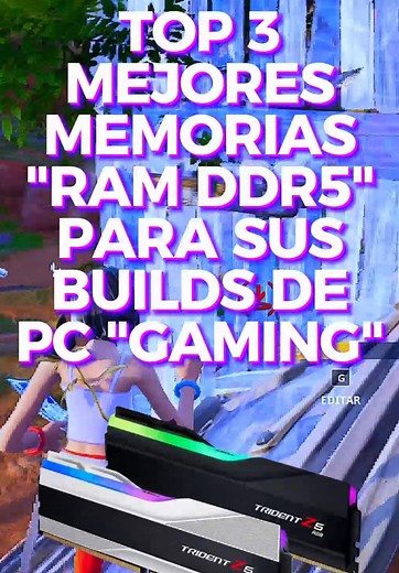 Top 3 Mejores Memorias RAM DDR5 para Gaming