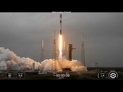 SpaceX Starlink 370 launch and Falcon 9 first stage landing, 19 March 2026