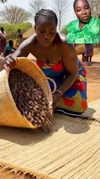 How to process shea butter in Africa , #sheabutter #youtubeshorts