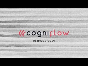 Cogniflow Demo - Build and use AI without any code