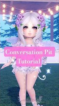 Cozy conversation pit tutorial for your realm!💫 #royalehigh #royalehighroblox