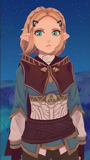 Can she REALLY go dark side? #zelda #3danimation #blender #darkside