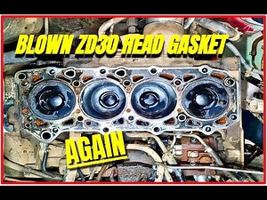 Dealing With A Blown ZD30 Head Gasket.