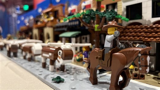North Texas 9-year-old wins major Lego honor for his recreation of the Fort Worth Stockyards