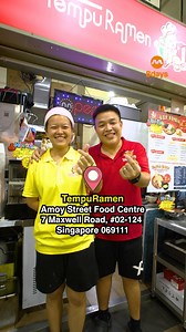 The newbie hawkers are neighbouring stalls with the famous Han Kee Fish Soup. “When I see their queue, I will smile to myself. But ok lah, maybe one day it’ll happen to us?”, says owner Eric Tan. 🥺 Read more: https://tinyurl.com/y9r8d23j 📍TempuRamen, Amoy Street Food Centre, 7 Maxwell Road, #02-124, Singapore 069111 | 8 Days Singapore