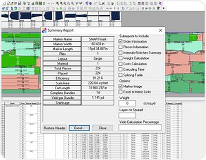 Automatic Marker Making | Fabric Saving System - SMARTmark By Tukatech