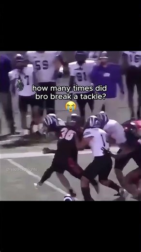 Bro broke like 9 tackles 😤 #americanfootball