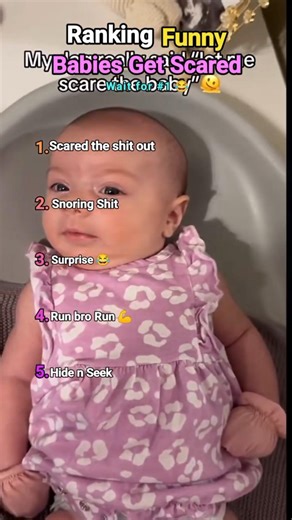 Hilarious Babies Getting Scared Reactions Caught on Camera 😱😂 #funny #baby #cute #cutebaby #horror