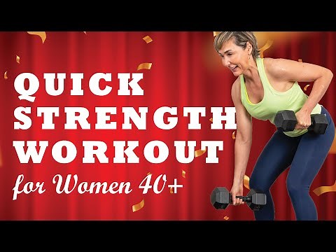 20-Minute Upper Body Strength Workout for Women Over 40