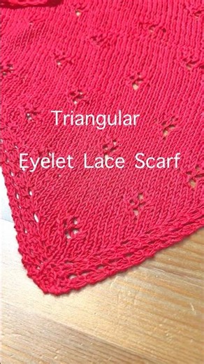 Hand knitting a cozy triangle shawl 🧶✨