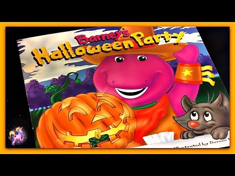 BARNEY "BARNEY'S HALLOWEEN PARTY" - Read Aloud Storybook for kids, children