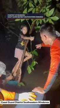 Rescuers save stranded kids in Davao floods