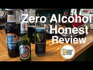 Dry January Zero Alcohol Review. Becks Blue Guinness Zero & Doom Bar Zero #dryjanuary #beer #foodie