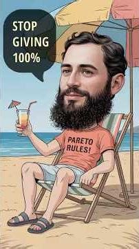 Stop Giving 100%: The 80/20 Rule to Beat Burnout (Vilfredo Pareto Principle)