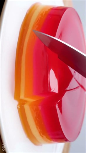 Jelly Cake ASMR 🍰🔪Wobble. Clean cut. Total calm.#JellyCakeASMR #JellyCuttingASMR #DessertASMR #ASMR